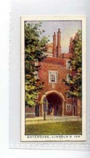 (Jf8643) CHURCHMAN,THE INNS OF COURT,GATEHOUSE LINCOLNS INN,1922,#15