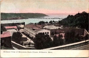 Stillwater Minnesota Vista Aérea de la Prisión Estatal 1909 Postal De Colección 26518 - Imagen 1 de 2