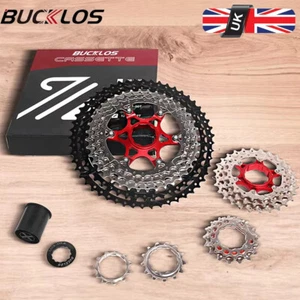 BUCKLOS 8/10/11/12 Speed 11-25/28/32/36/42/46/50T Cogs Bike Cassette for Shimano - Picture 1 of 15