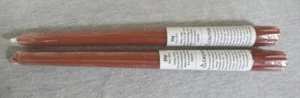 NEW Lot of 2 Sealed Hobby Lobby Taper Candles 10" Fall 2014 Dark Red Unscented - Picture 1 of 3