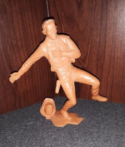 1964 Marx Cowboy Hand To Chest After Being Shot. - Picture 1 of 2