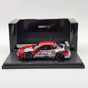 EBBRO P4 NISSAN SKYLINE GT-R #22 Xanavi Nismo JGTC 2002 Resina Collezione 1/43 Sc - Foto 1 di 9