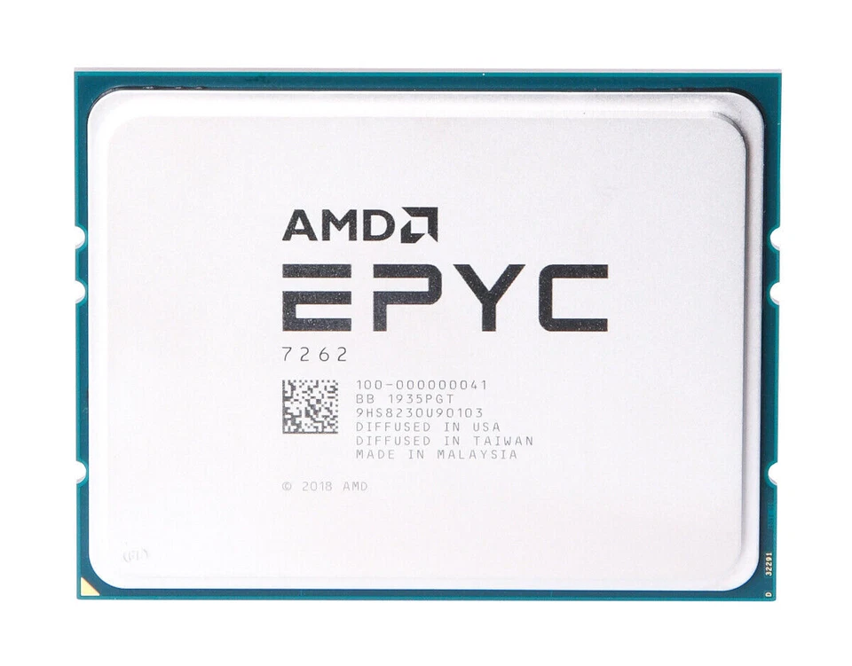 AMD Epyc 7262 Server Processore (3,4 GHz, 8 Cuori, Socket SP3) Tray - 100-000000041