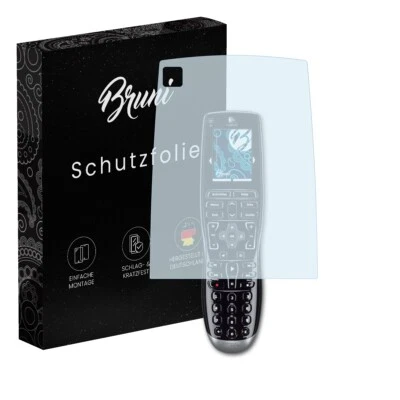 Bruni 2x Folie für Logitech Harmony One Advanced Schutzfolie Displayschutzfolie - Bild 1 von 4