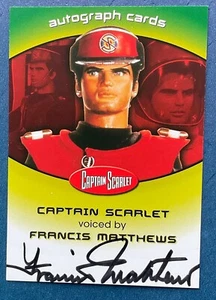 CAPTAIN SCARLET - AUTOGRAPH CARD CSA1, FRANCIS MATTHEWS - CARDS INC. - 2001 - Picture 1 of 2