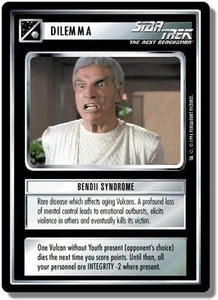 Star Trek CCG QC Q-Continuum Bendii Syndrome - Picture 1 of 1