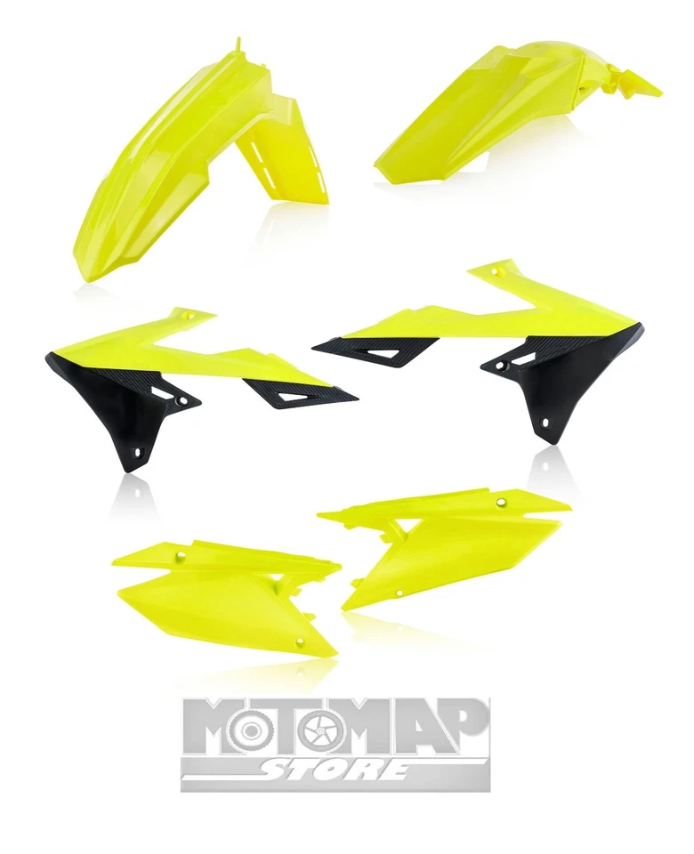 Kit Plastiche Acerbis Carene Suzuki RMZ RM Z 450 2018 Giallo Fluo 061 - Immagine 1 di 1