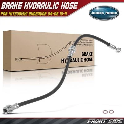 Manguera hidráulica de freno delantera derecha o derecha para Mitsubishi Endeavor 2004-2008 2010-2011 Foto 1 de 4