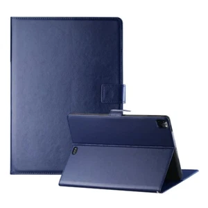 For 12.9" iPad Pro 4th 5th 6th Gen Protective Case Leather Folio Cover Navy Blue - Picture 1 of 1