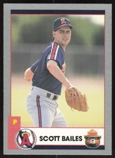 1990 California Angels Smokey   Scott Bailes #19 California Angels