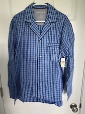 NAUTICA Sleepwear Mens Pajamas Top Only - Size Medium - Blue - New
