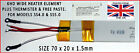 NEW - GHD WIDE SS4.0 & SS5.0 - 70 OHM HEATER ELEMENT & THERMISTOR & FREE PASTE.