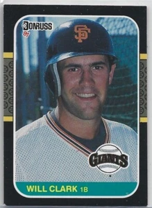 1987 Donruss Will Clark #66 Rookie San Francisco Giants - Picture 1 of 1