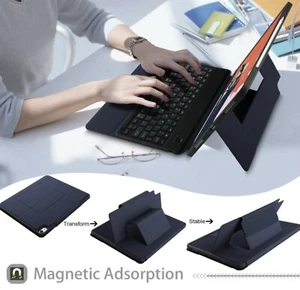iPad Pro 11 2018 Wireless Keyboard Stand Cover Case & Pencil Slot slim Light - Picture 1 of 8
