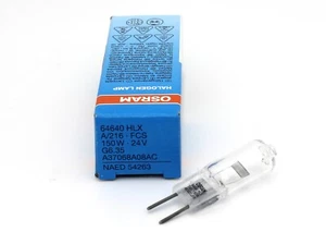 optics bulbs medical lamp of 150W 24V G6.35 Osram 64640 HLX FCS 24V 150W light - Picture 1 of 3
