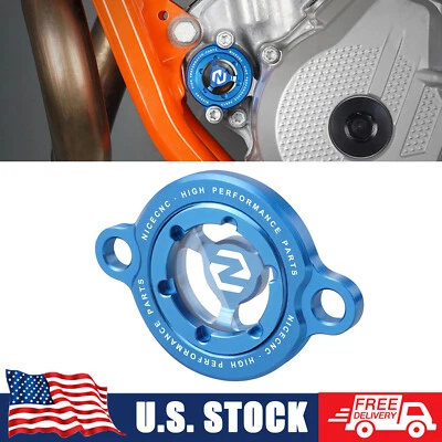 Tapa de cubierta de filtro de aceite NICECNC para Husqvarna FE250 FE350 FE450 FE501 2017-2025 Foto 1 de 4