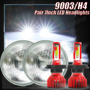 7" inch Round LED Headlight for Datsun 240z 260z 280z 280zx 1600 180B 520 620