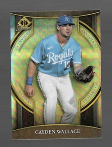 2023 BOWMAN CHROME INVICTA CAYDEN WALLACE BI-18 KANSAS CITY ROYALS PROSPECT - Picture 1 of 2