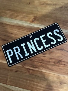Novelty Number Plate 350mm x 150mm | Black / White | Custom | Car | Boy | Girl | - Picture 1 of 1