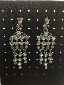 ORECCHINI eleganti cerimonia strass - Foto 1 di 1