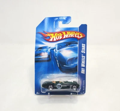 Hot Wheels Stars HW 2008 Diecast Toy Green Austin-Healey NEW & SEALED - Image 1 of 2