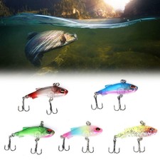 5PCS 4.5cm Fishing Lure Mini Slow Sink Vibration Artificial Bait Wobblers Set