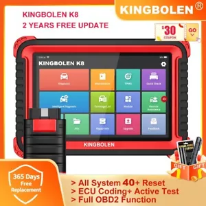 2025 Elite KINGBOLEN K8 PROS V+ OBD2 Scanner Car Diagnostic Tool Key Coding TPMS - Bild 1 von 15