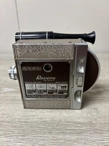 Vintage Revere Eight Model 70 8mm Movie Camera Untested w/LEATHER CASE, VG - Picture 1 of 5