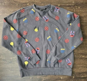 Marvel X-Men Comics All Over Muster Wolverine grau Sweatshirt Herren Größe M 13 - Bild 1 von 3
