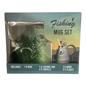 Thumbs Up Fishing Ceramic Gift Multicoloured Coffee Mug 350 ml - 11A - Picture 1 of 1