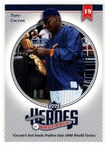 TONY GWYNN  PADRES  2002 UPPER DECK HEROES #TG5