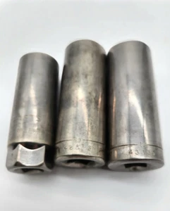 Craftsman Deep Socket 3/8In. Drive 6 Point SAE Vintage USA Made U Pick Size - Picture 1 of 6