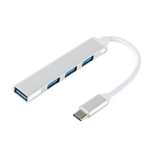 Ultra-thin mini hub expansion dock USB3.0 HUB splitter one drag four type C hub - Picture 1 of 6