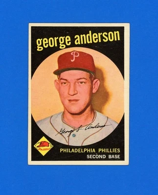 1959 年 Topps 棒球 # 338 George Anderson (RC) EX-EXMINT *ValueBC.eStore* — 第 1/2 张图片