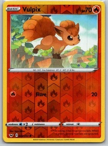 Vulpix 022/202 Reverse Holo SWSH01: Sword & Shield Base Set NM - Picture 1 of 2