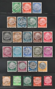 Germany, 1932-34 President Hindenburg, Used, Scott #s 392 | 440, 26 Different - Picture 1 of 2