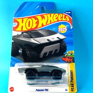 HOT WHEELS 2025 POLESTAR TRX GLOSSY METALFLAKE DARK SILVER 248/250 HYW29 NEW - Picture 1 of 2