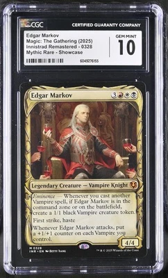 EDGAR MARKOV Innistrad Remastered Showcase Mythic CGC 10 MTG [Nostalgium] - Image 1 of 2