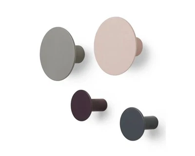 Nuevo Juego de 4 piezas - Ganchos de Pared West Elm Blomus Ponto Multicolor - Minimalista Moderno Foto 1 de 4