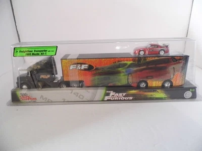 Racing Champions Freightliner & 1993 Mazda RX-7 Red unopened Great Price - Image 1 of 4