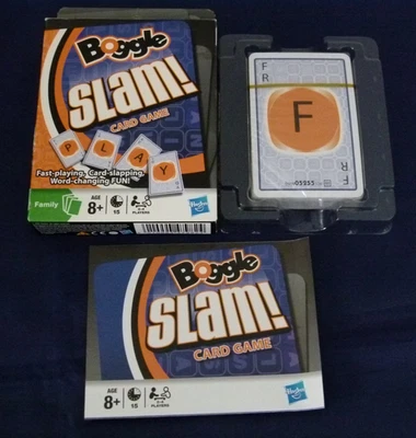 Boggle Slam! Complete Card Game by Hasbro CARDS Sealed Travel Game age 8+ - Image 1 of 4