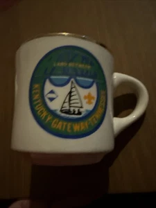 Land Between the Lakes Kentucky Tennessee Gateway Tasse BSA Goldrand selten - Bild 1 von 7