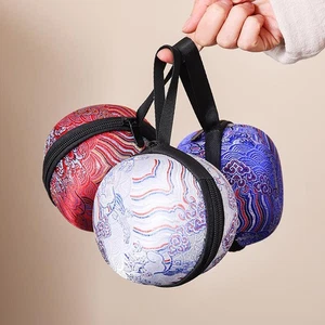 Borsa in stoffa piccola tazza da tè broccato ricamato viaggio portatile custodia - Foto 1 di 21