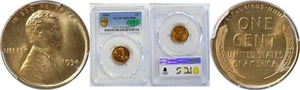 1934 1C Lincoln Cent PCGS MS-67 RD  CAC - Picture 1 of 3