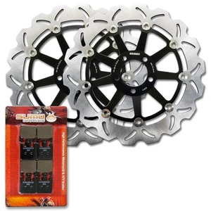 Front Rotor+Brake Pads for Kawasaki VN1600 Mean Streak [2005-2008] VZ1600 [2005] - Picture 1 of 6