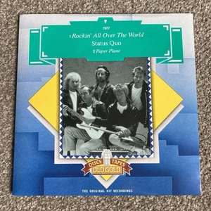 Status Quo Rockin' All Over The World / Paper Plane Old Gold UK 1985 7” Mint - Picture 1 of 4