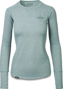 Dakine Women's Larkspur Mid Weight Top Base Layer Shirt Medium Deep Teal Heather - Picture 1 of 2