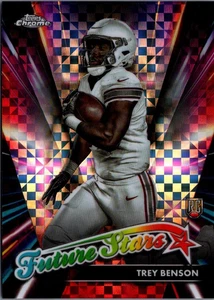 2024 Topps Chrome Future Stars Xfractors #FS15 Trey Benson RC Arizona Cardinals - Foto 1 di 2
