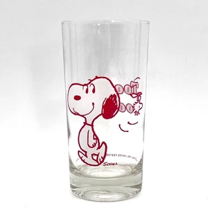 Vaso de cerveza vintage Peanuts Snoopy Woodstock demasiado raíz 5,5" derechos de autor 1965 - Imagen 1 de 12