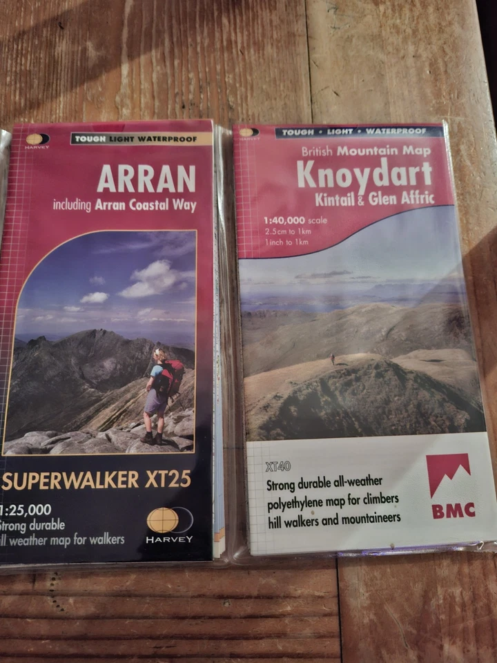 2 Harvey Maps. Arran And Knoydart. - Image 1 of 1